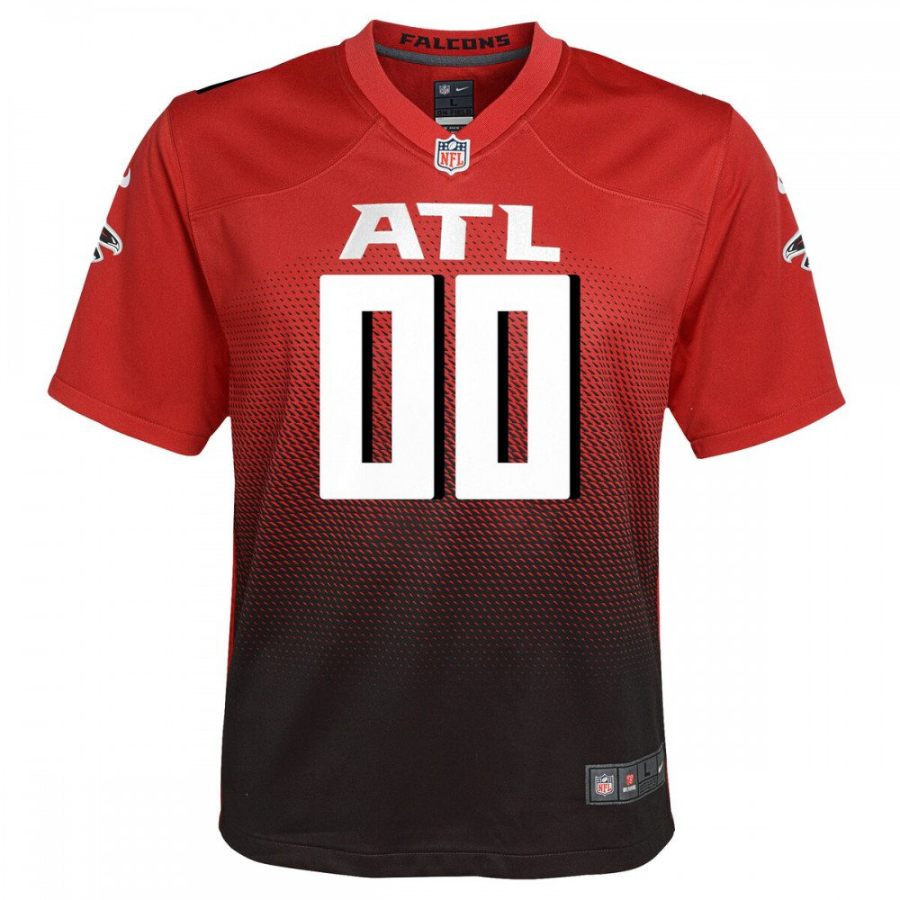 Atlanta Falcons Nike Youth Alternate Custom Game Jersey - Red-GridironStore